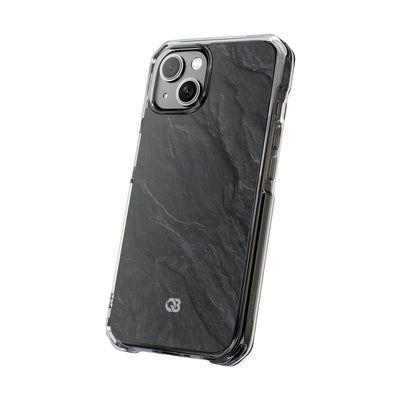 Black Impact MagSafe Phone Case for iPhone - Midnight Slate Ridge