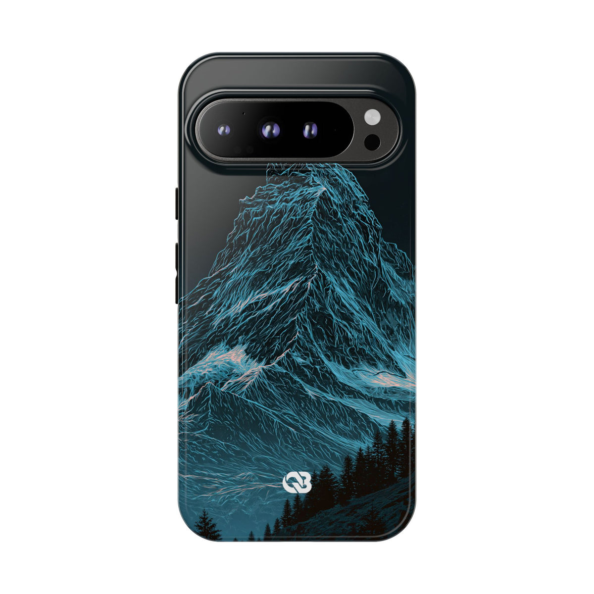 Glacial Alpine Peak · Tough Phone Case for Pixel ·  Blue