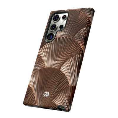 Rose Gilded Fan · Tough Phone Case for Samsung · Gold