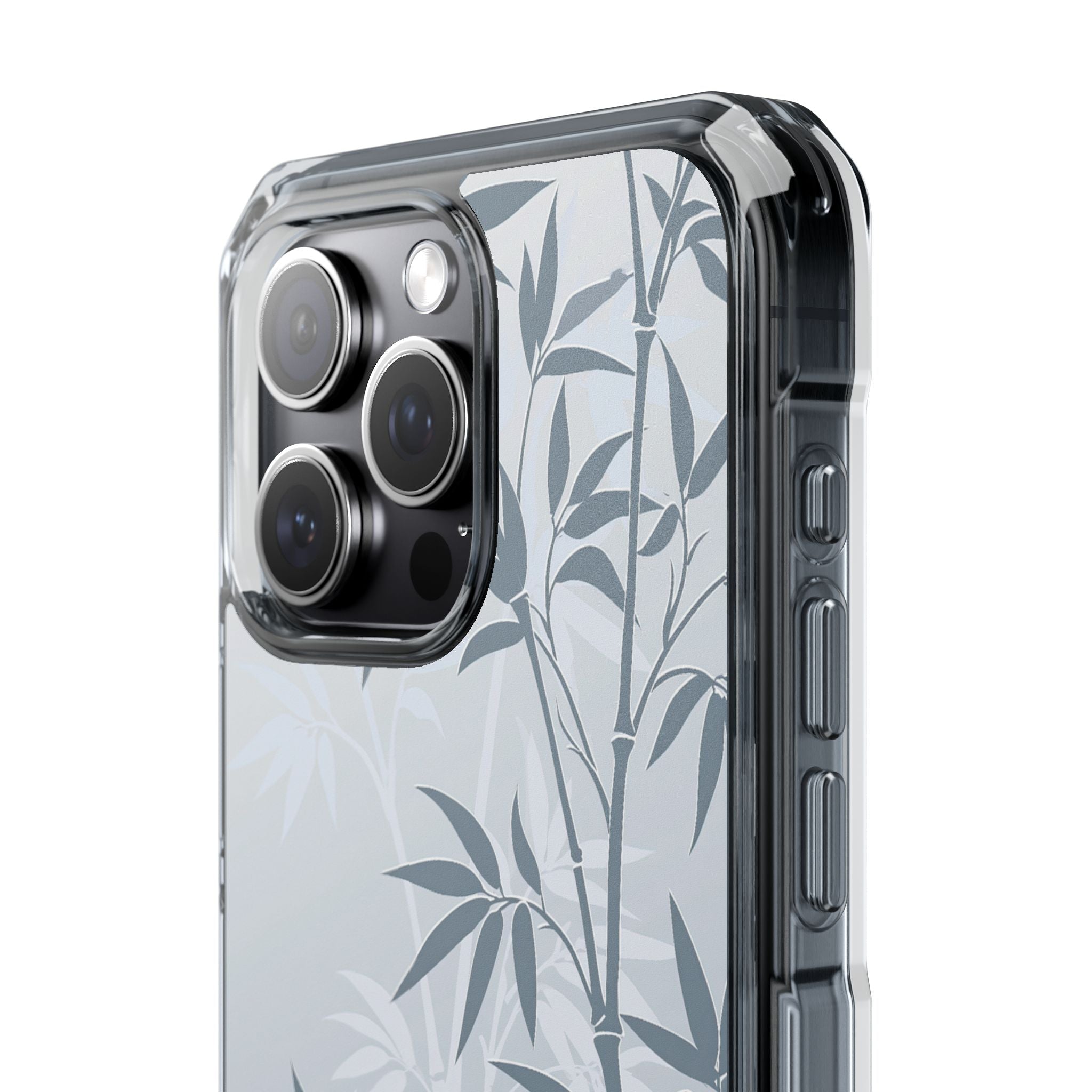 Blue Impact MagSafe Phone Case for iPhone - Slate Bamboo Shadow