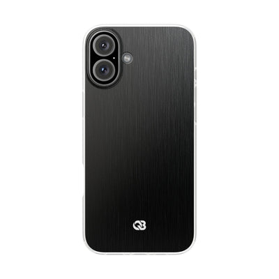 Black Lite Phone Case for iPhone - Brushed Obsidian Slate