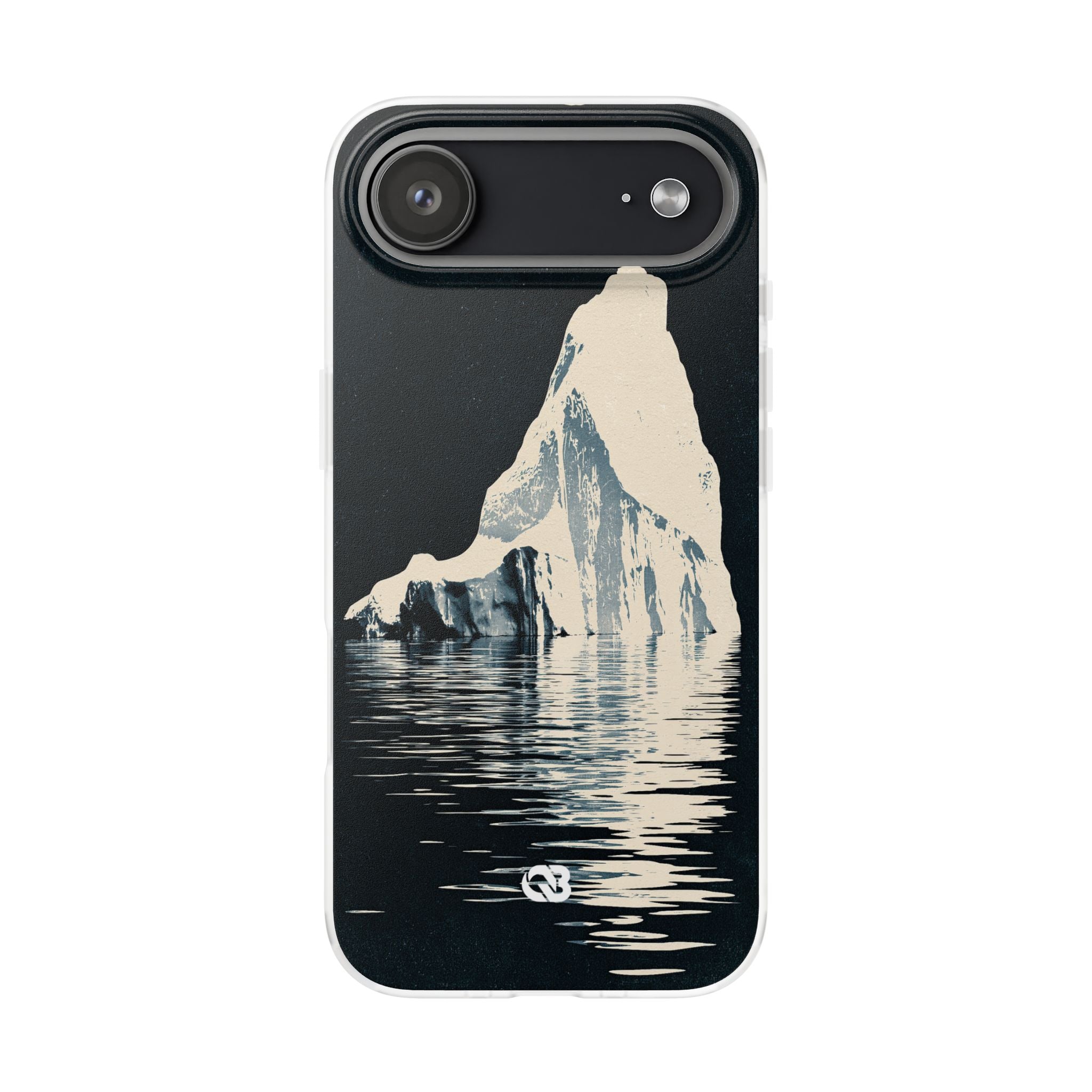 Blue Lite Phone Case for iPhone - Frozen Navy Monolith