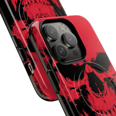 Crimson Street Skull · Tough+ Magsafe