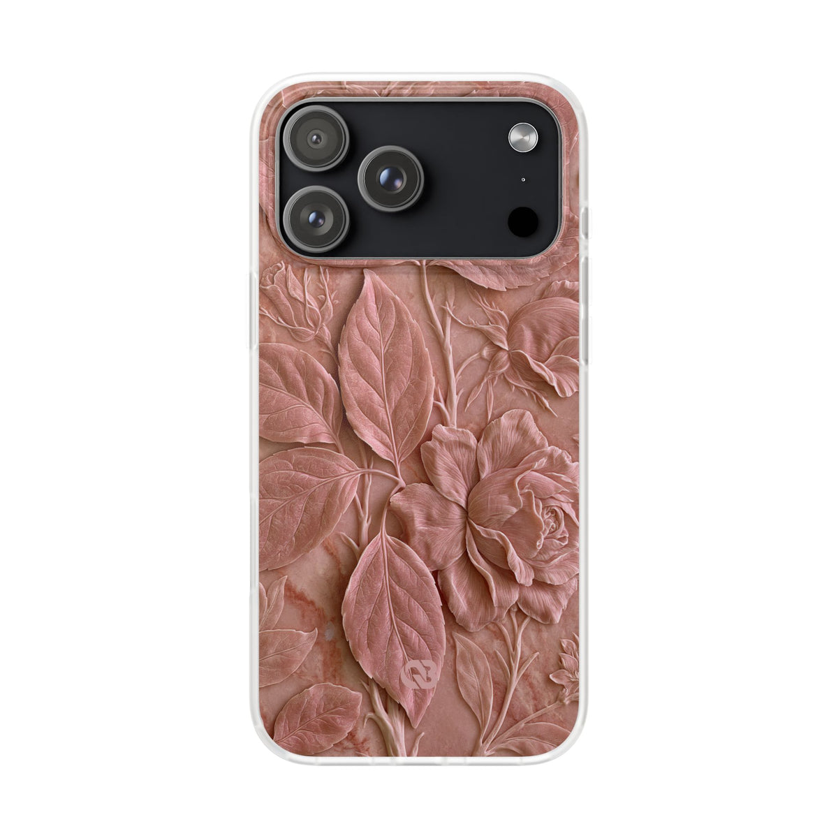 Blush Rose Relief · Lite Phone Case for iPhone ·  Pink
