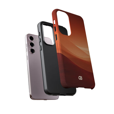 Amber Dune Horizon · Tough Phone Case for Samsung · Orange