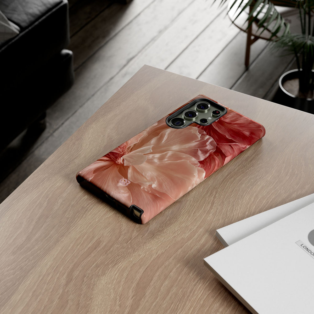 Blush Silk Bloom · Tough Phone Case for Samsung · Pink