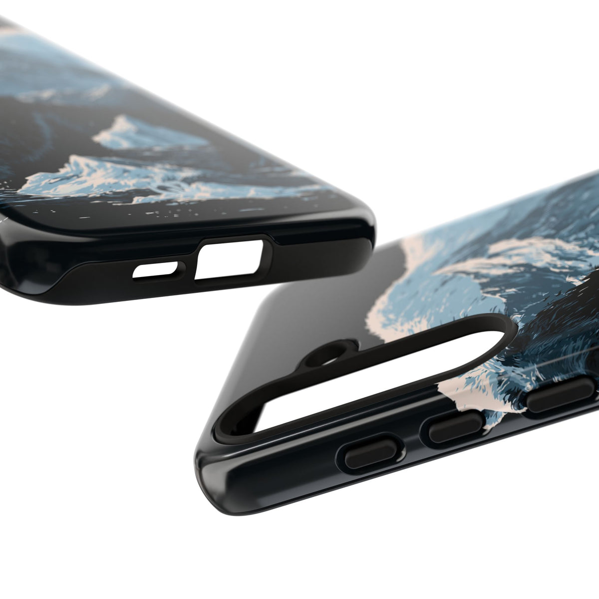 Nordic Arctic Bear · Tough Phone Case for Samsung · Black