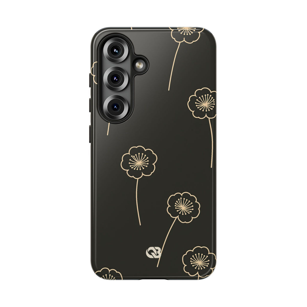 Nocturne Bloom Contours · Tough Phone Case for Samsung · Black