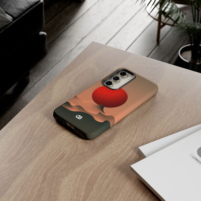 Crimson Sol Ridge · Tough Phone Case for Samsung · Red