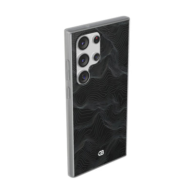 Obsidian Contour Elevation · Lite Phone Case for Samsung · Black