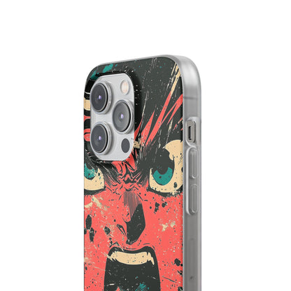 Screaming Face Pink iPhone 14 Pro Case - Soft