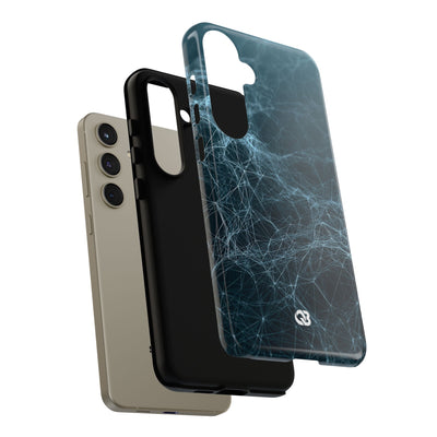 Teal Tough Phone Case for Samsung - Arctic Neural Mesh