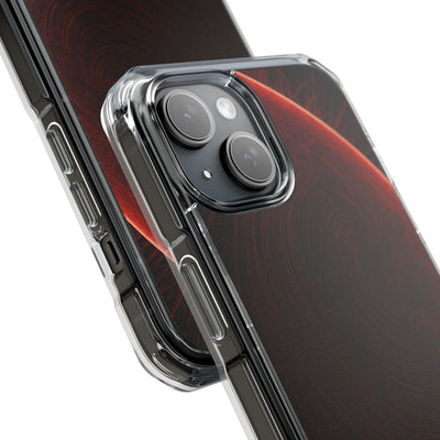 Red Impact MagSafe Phone Case for iPhone - Crimson Flare Flux