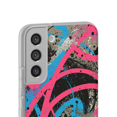 Cyber Splatter Flow · Lite Phone Case for Samsung · Pink