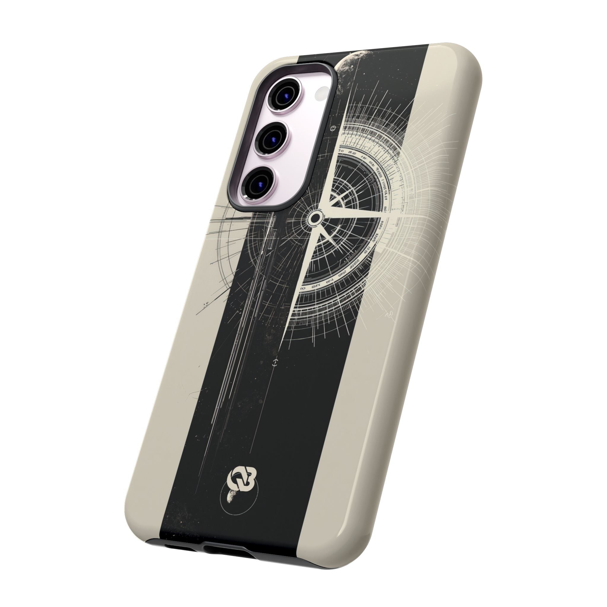 Beige Tough Phone Case for Samsung - Zenith Vector Spire