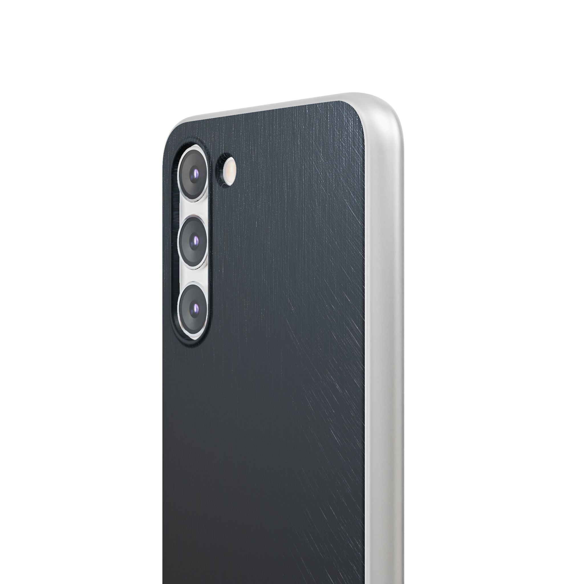 Black Lite Phone Case for Samsung - Midnight Brushed Grain