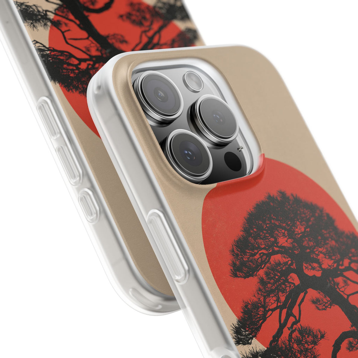 Crimson Pine Solitude · Lite Phone Case for iPhone ·  Beige