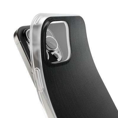 Black Lite Phone Case for iPhone - Brushed Obsidian Slate