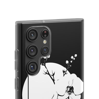 Black Lite Phone Case for Samsung - Lunar Orchid Grid