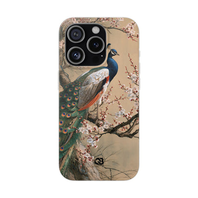Imperial Peacock Blossom · Lite Phone Case for iPhone ·  Beige
