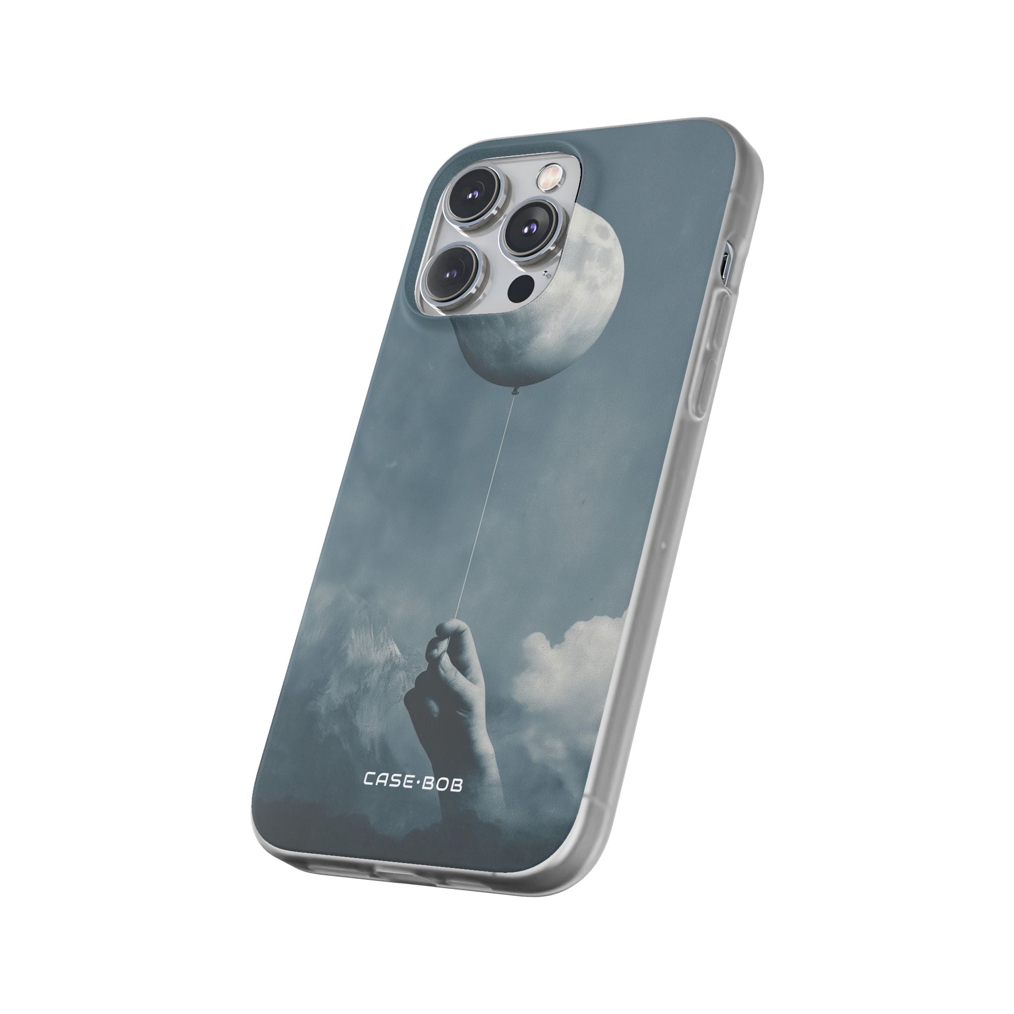 Moon Balloon iPhone 14 Pro Max Case - Soft