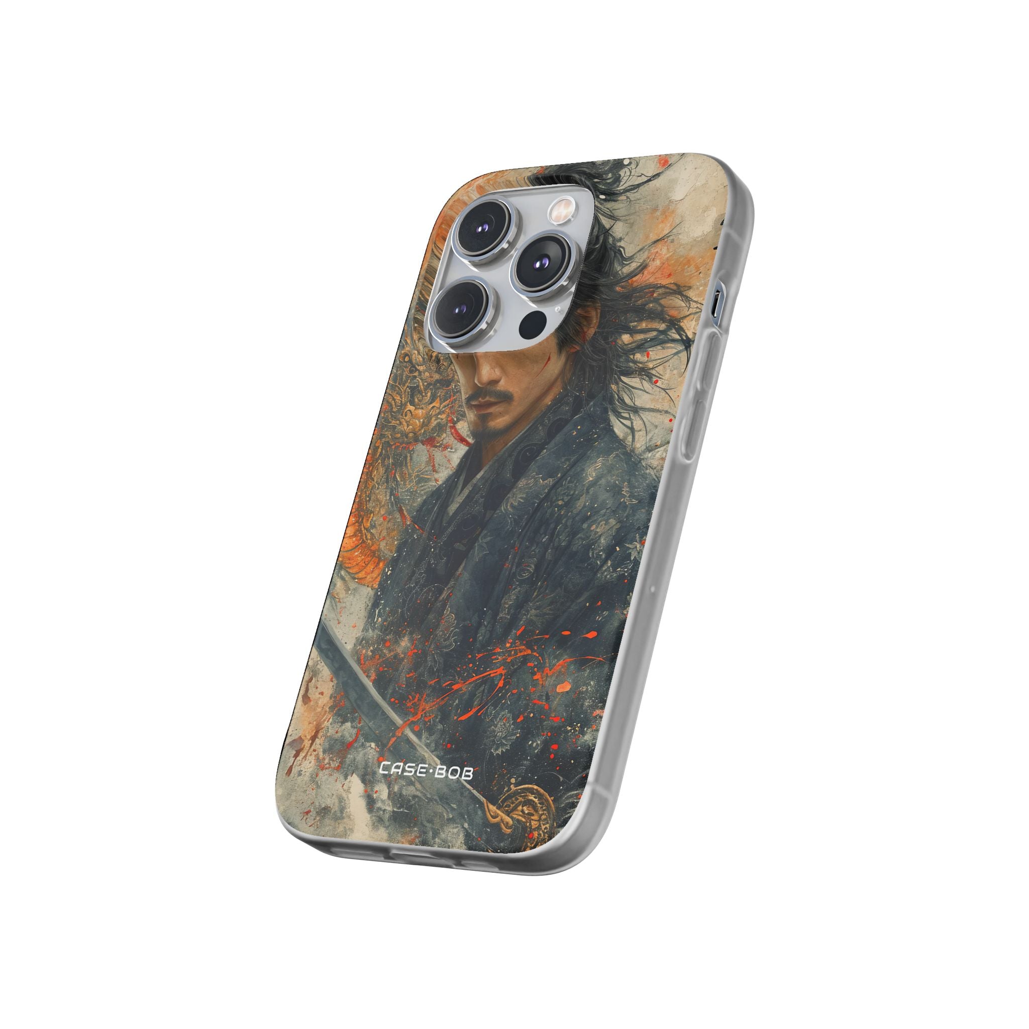 Dragonblade Warrior iPhone 14 Pro -pehmeä suojakotelo