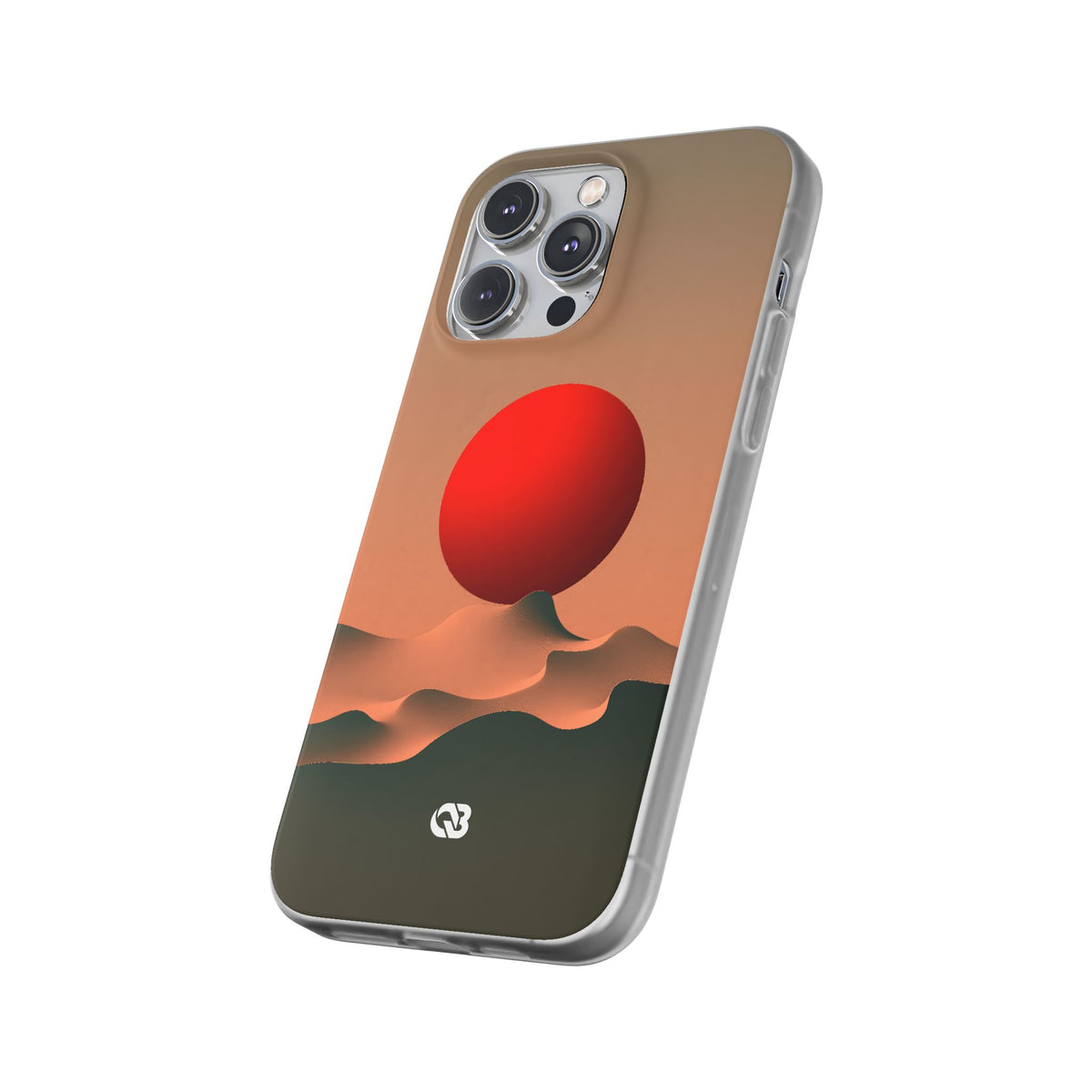Crimson Sol Ridge · Lite Phone Case for iPhone ·  Red