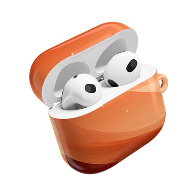 Amber Dune Horizon · Hard Case for AirPods & AirPods Pro · Orange