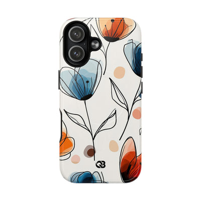 Ink Watercolor Tulips · Tough+ Phone Case for iPhone · Magsafe