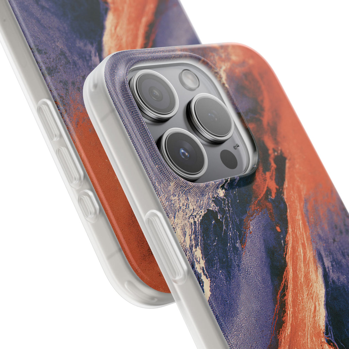 Solar Aura Drift · Lite Phone Case for iPhone ·  Orange