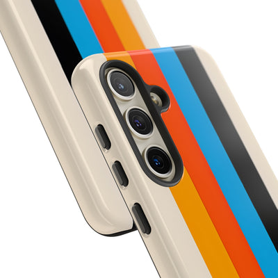 Retro Racing Stripes · Tough Custodia per Samsung