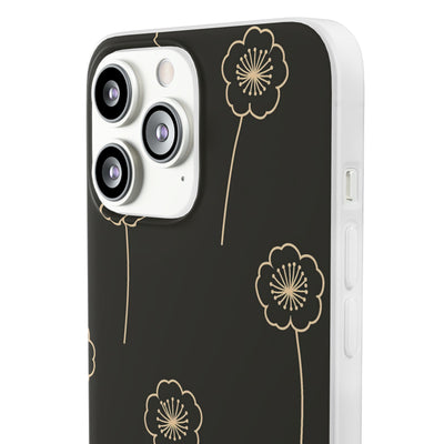 Nocturne Bloom Contours · Lite Phone Case for iPhone ·  Black