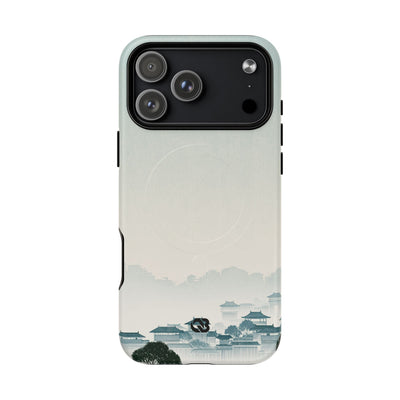 Blue Tough 2.0 Magnetic Phone Case for iPhone - Mist Valley Pagoda