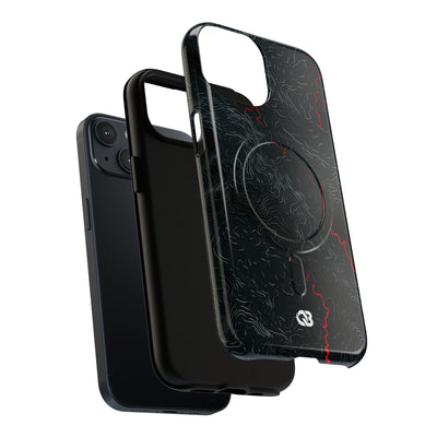 Crimson Rift · Tough 2.0 Magnetic Phone Case for iPhone · Black