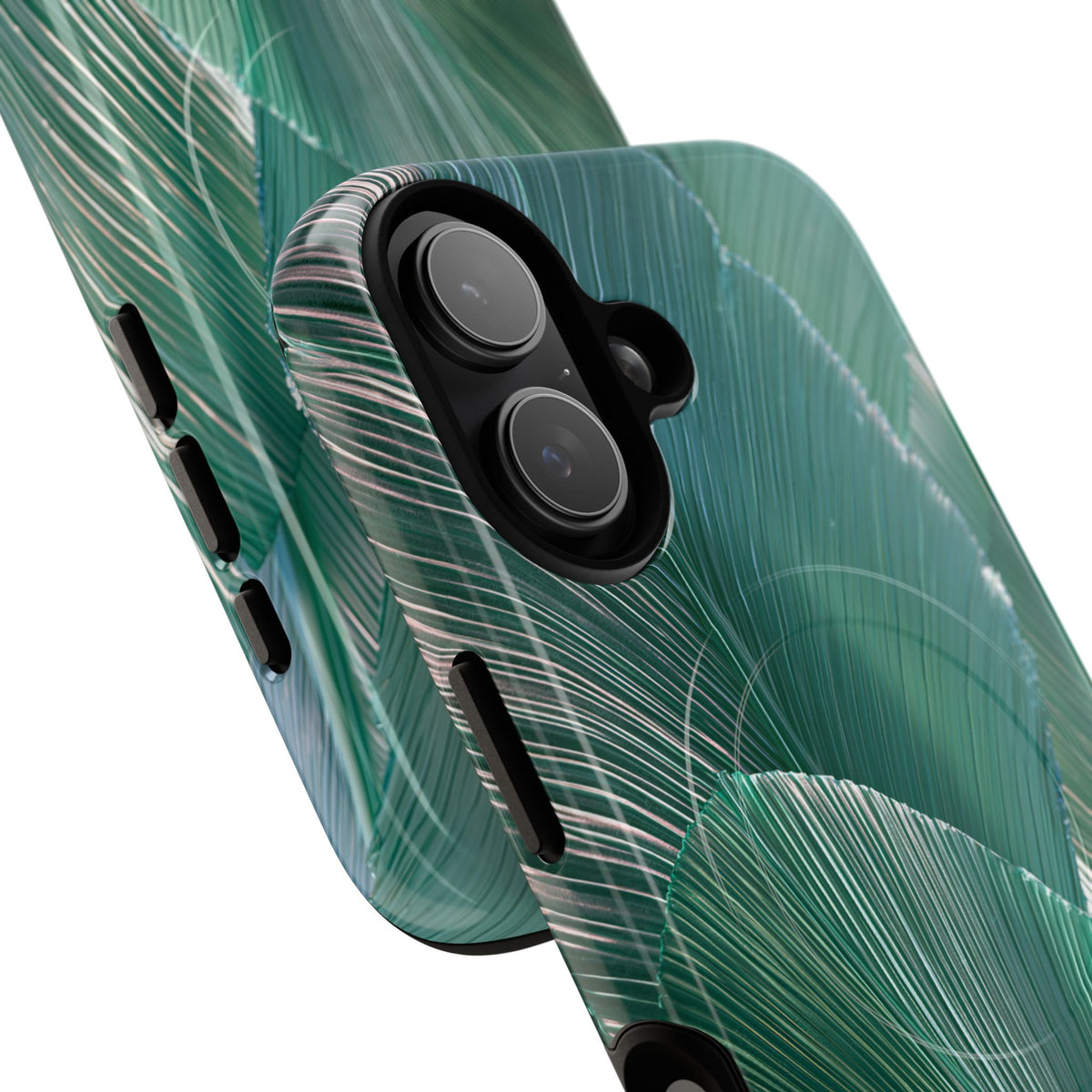 Translucent Fan Palm · Tough 2.0 Magnetic Phone Case for iPhone · Teal