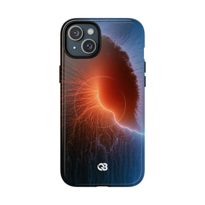 Thermal Aura Pulse · Tough 2.0 Magnetic Phone Case for iPhone · Blue