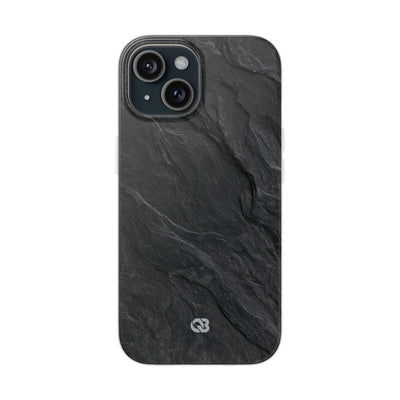Black Lite Phone Case for iPhone - Midnight Slate Ridge