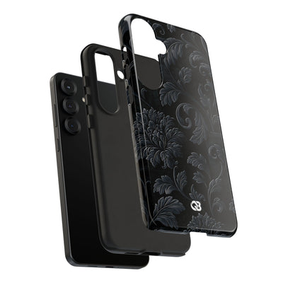 Obsidian Damask · Tough Phone Case for Samsung · Black