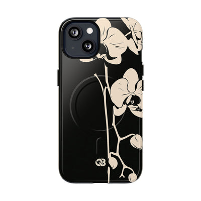Nocturne Orchid · Tough 2.0 Magnetic Phone Case for iPhone · Black