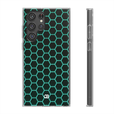 Neon Hex Spectrum · Lite Phone Case for Samsung · Teal