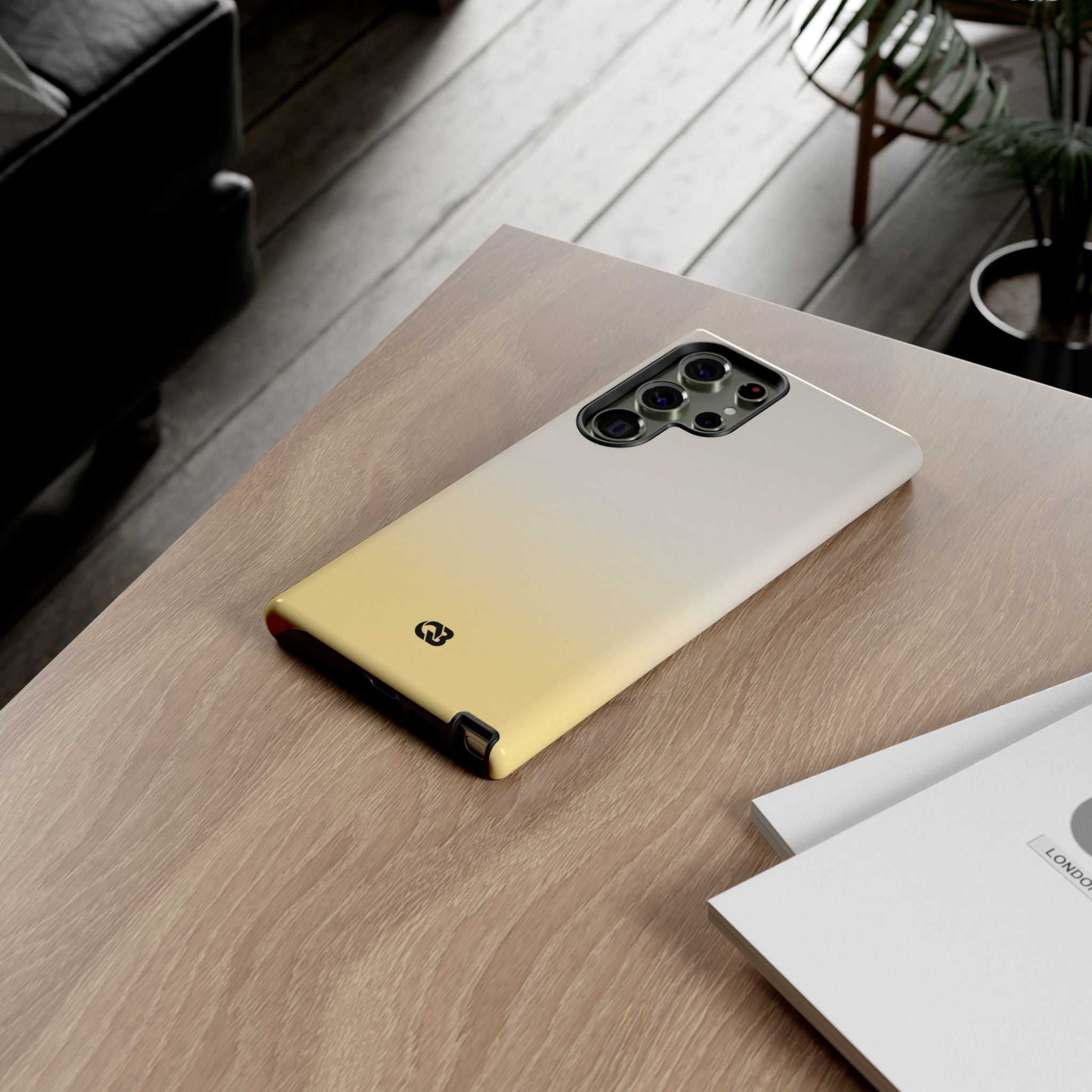 Yellow Tough Phone Case for Samsung - Bleached Citron Haze