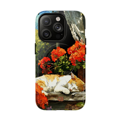 Sleeping Ginger Bloom · Tough+ Phone Case for iPhone · Magsafe