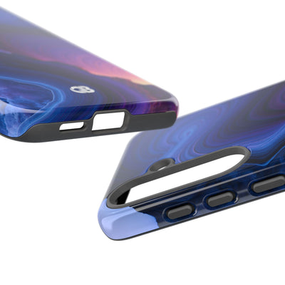Radiant Strata · Tough Phone Case for Samsung · Blue