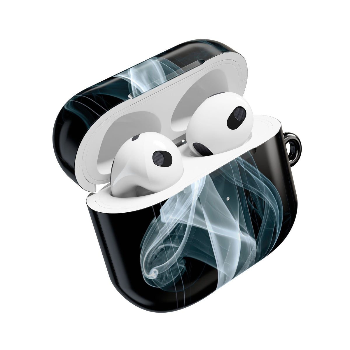 Fractured Smoke · Hard Case for AirPods & AirPods Pro · Black