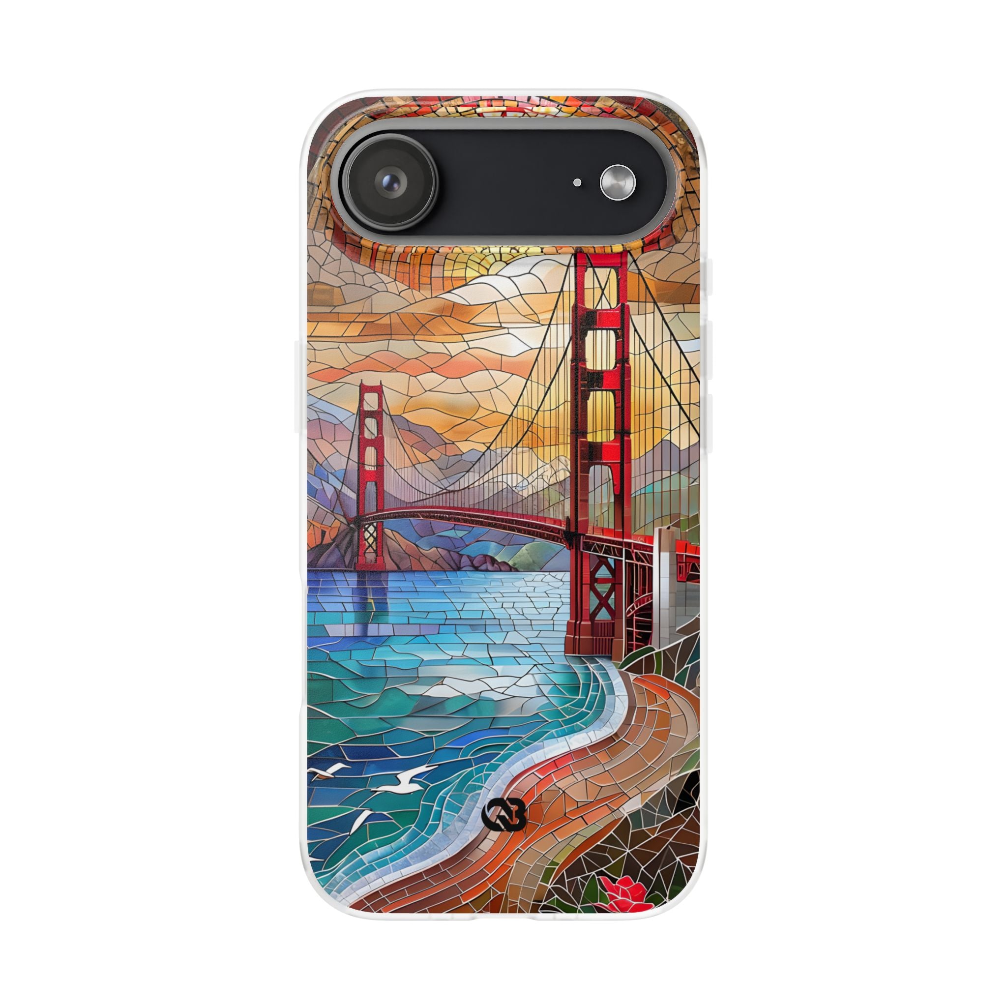 Crimson Arch Coast · Soft Custodia per iPhone