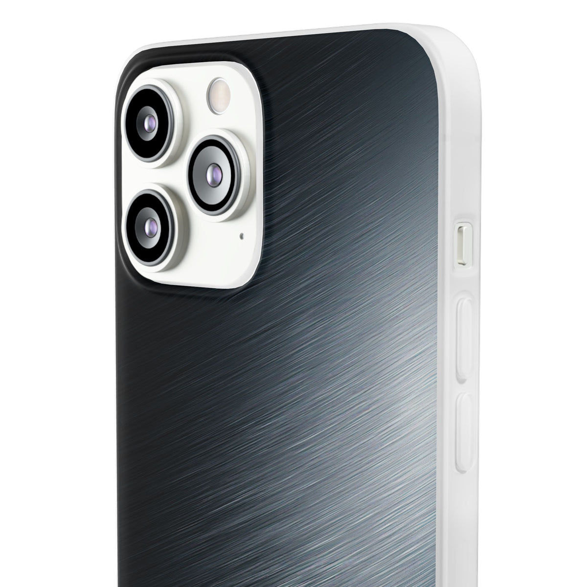 Brushed Obsidian Steel · Lite Phone Case for iPhone ·  Grey