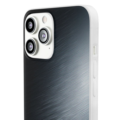 Brushed Obsidian Steel · Lite Phone Case for iPhone ·  Grey