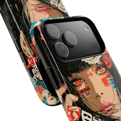 Shibuya Street Collage · Tough 2.0 Magnetic Phone Case for iPhone · Red