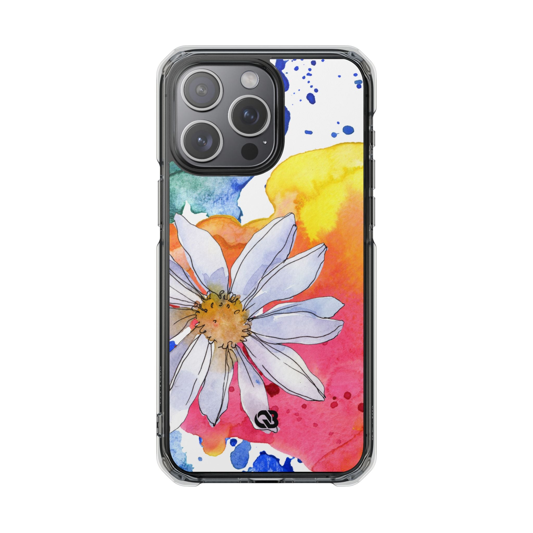 Vivid Bloom Splatter · Impact Handyhülle für iPhone · Magsafe