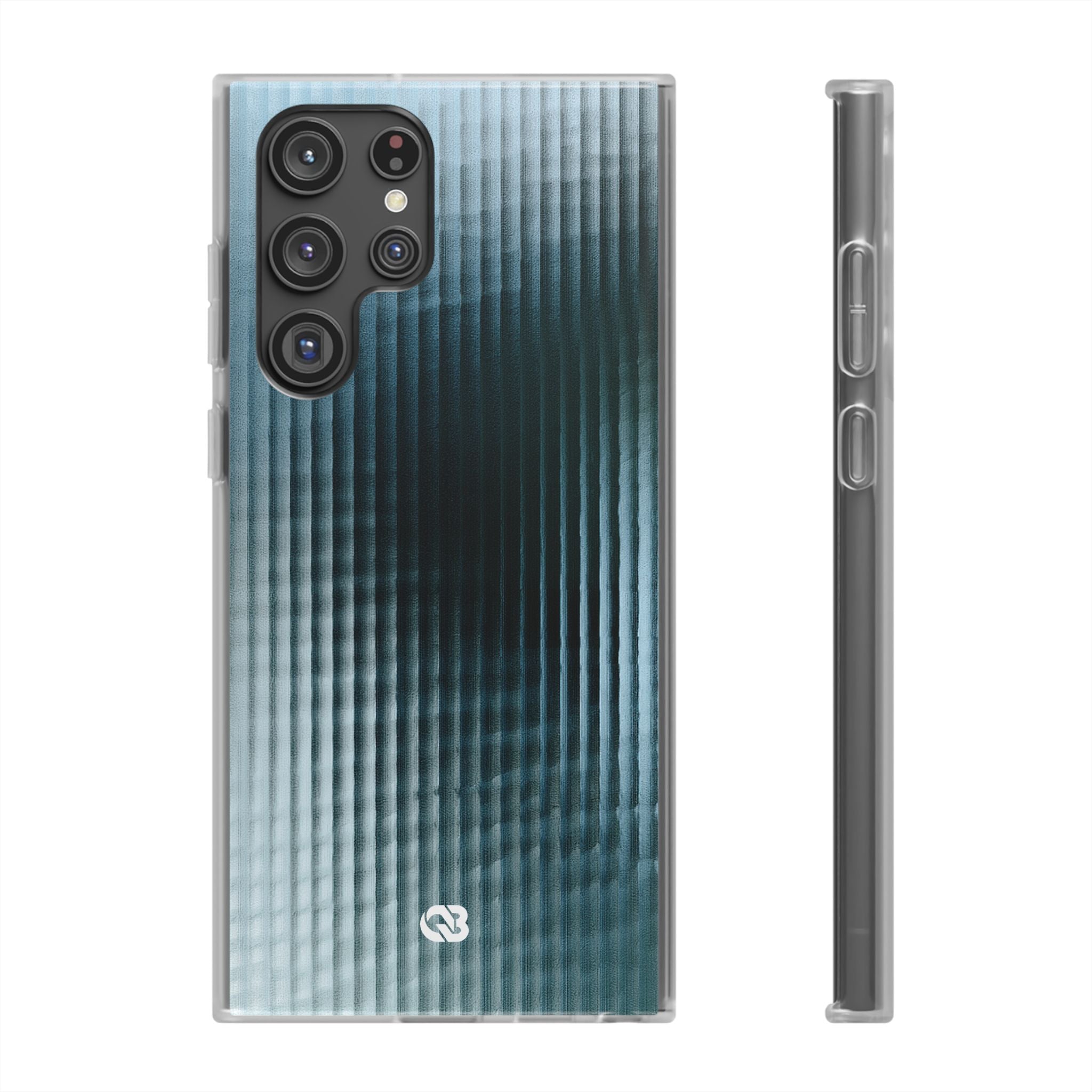 Blue Lite Phone Case for Samsung - Glacial Reeded Glass